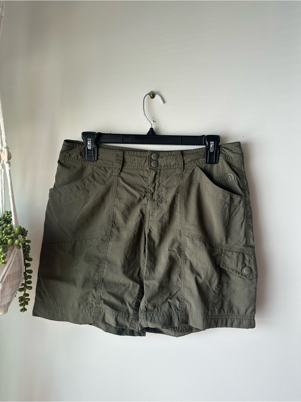 The North Face Women's Olive Green Cargo Shorts